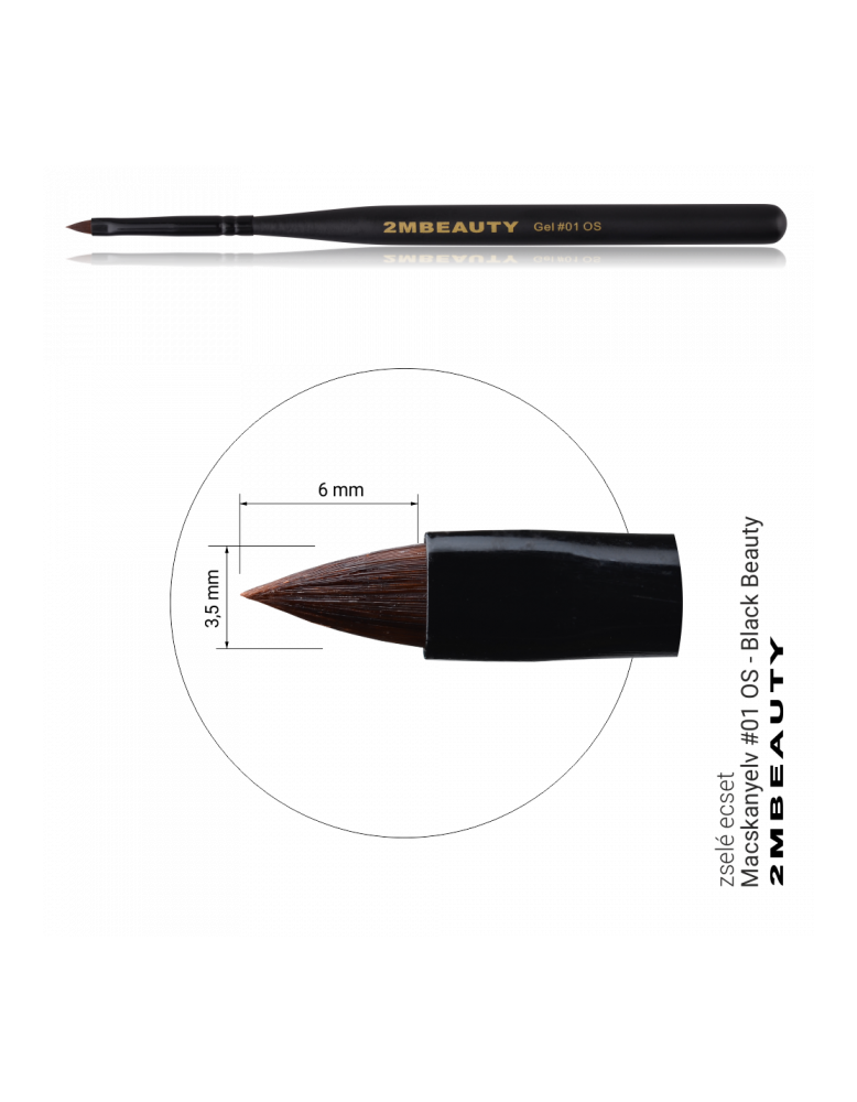 Brush Black Beauty Gel 01 OS