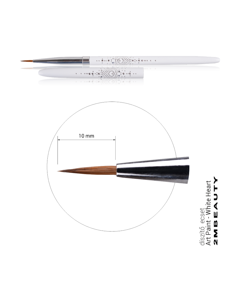 2M Art Paint brush with lid