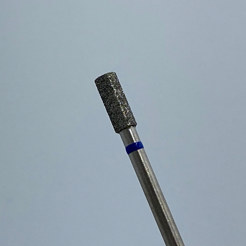 Cuticle drill bit cilinder blue 033- C30