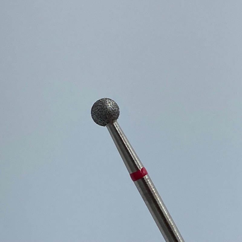 Cuticle drill bit ball red 050- C66