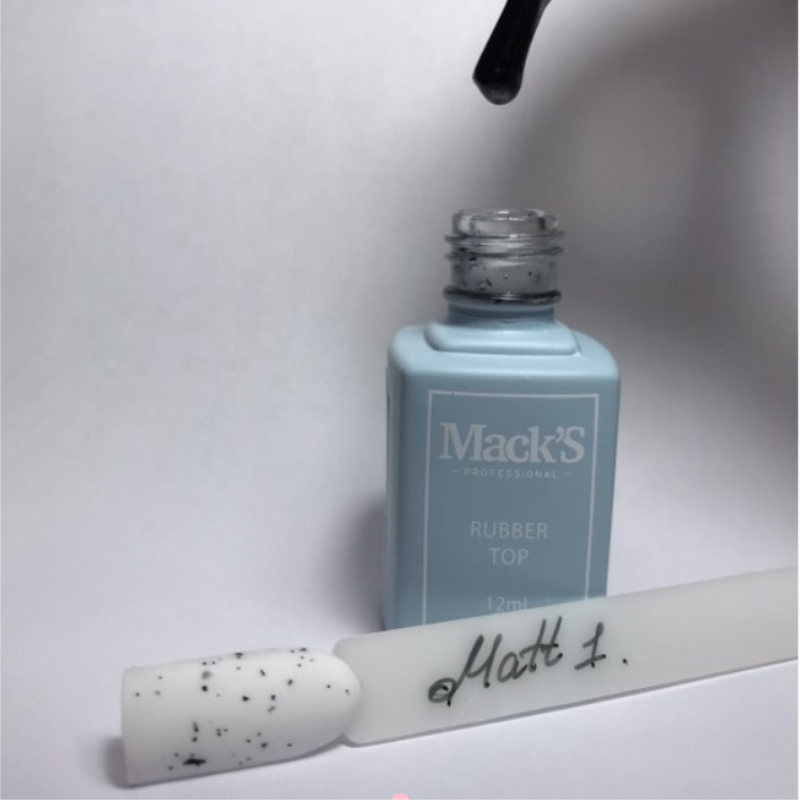 Macks Black Flakes Matte top 1 12ml