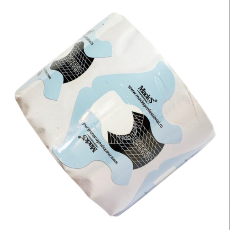 Macks Salon nail forms Blue 100pcs