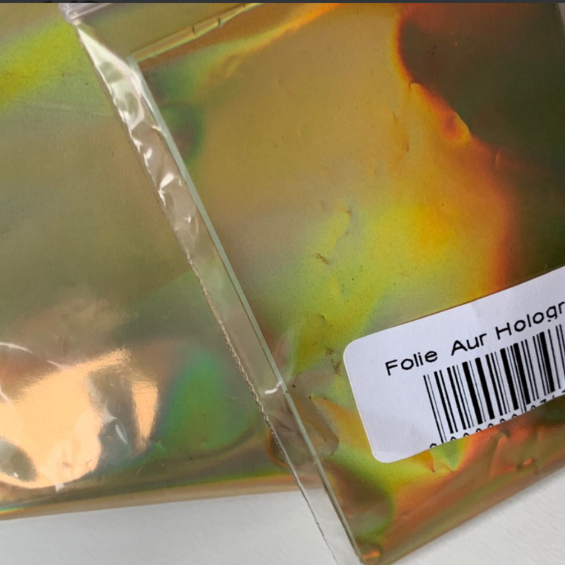 Gold Foil Holographic Macks