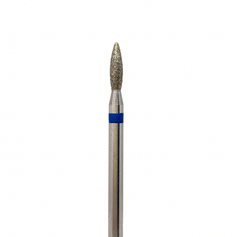 Cuticle drill bit flame blue 018- C80