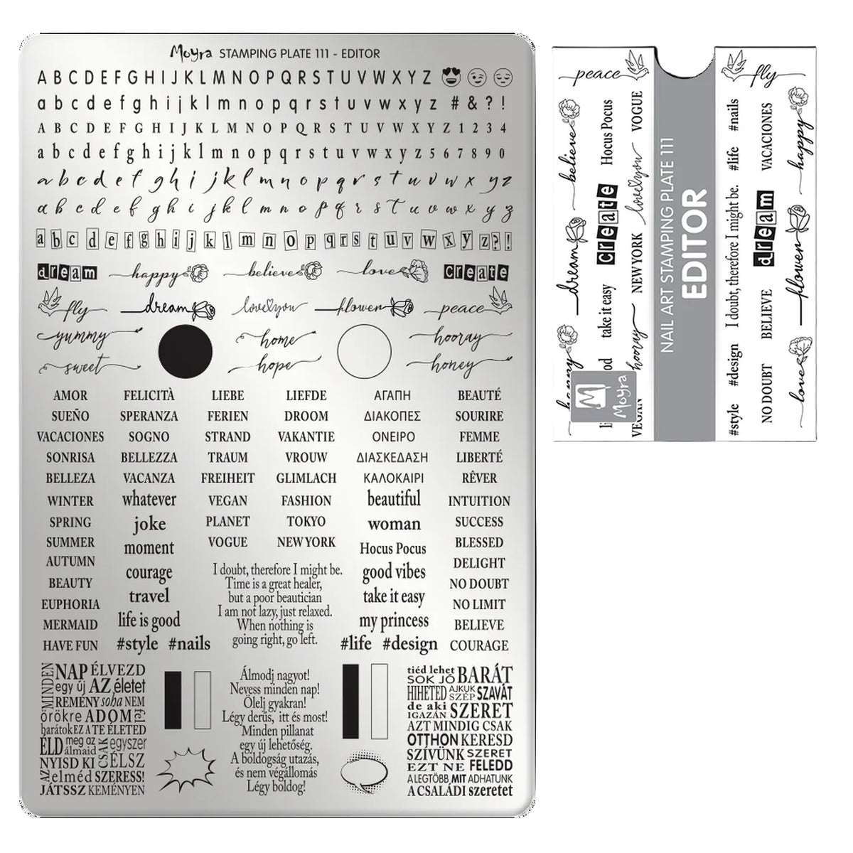 Moyra Stamping Plate 111 Editor