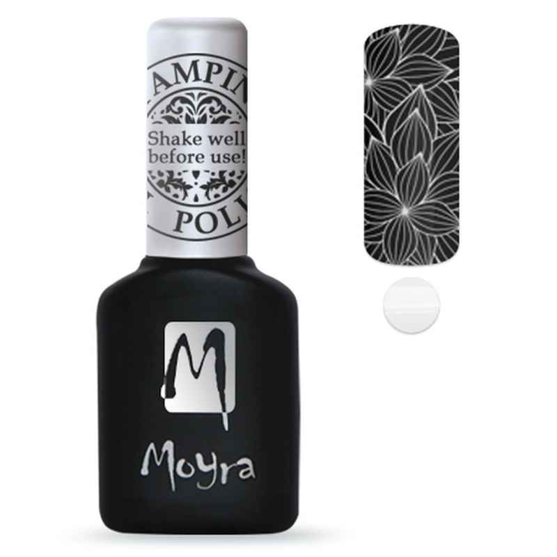 Moyra Gel POLISH White FOR STAMPING SGP3