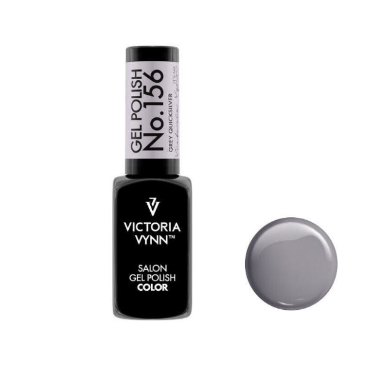 Gel Polish 156 Grey Quicksilver 8ml V Vynn