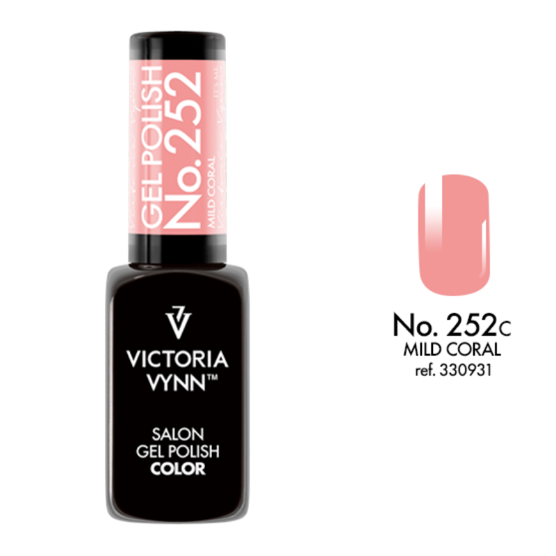 Gel Polish 252 Mild Coral 8ml V Vynn