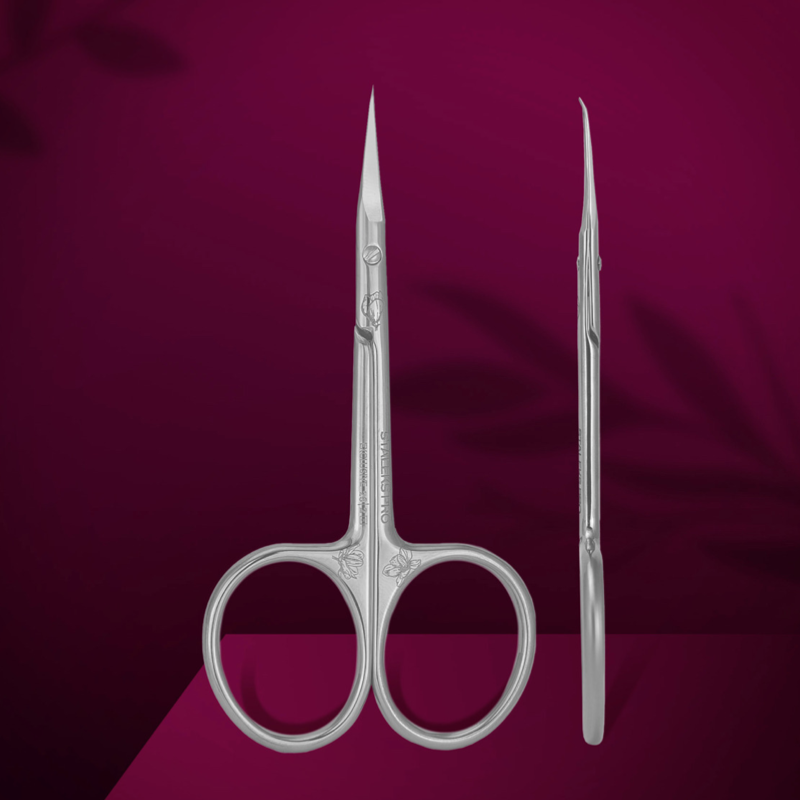 Staleks Cuticle scissors Pro Exclusive 23 Type 2 (magnolia) SX-23/2M with hook E