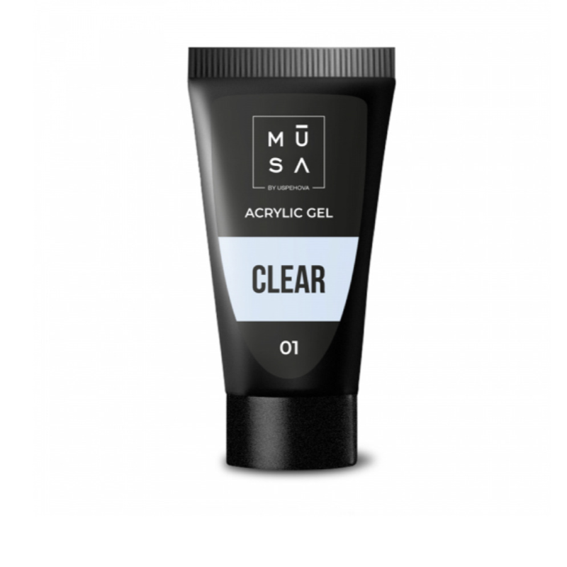 Musa Acrylic Gel Clear AC01 35ml - Tube