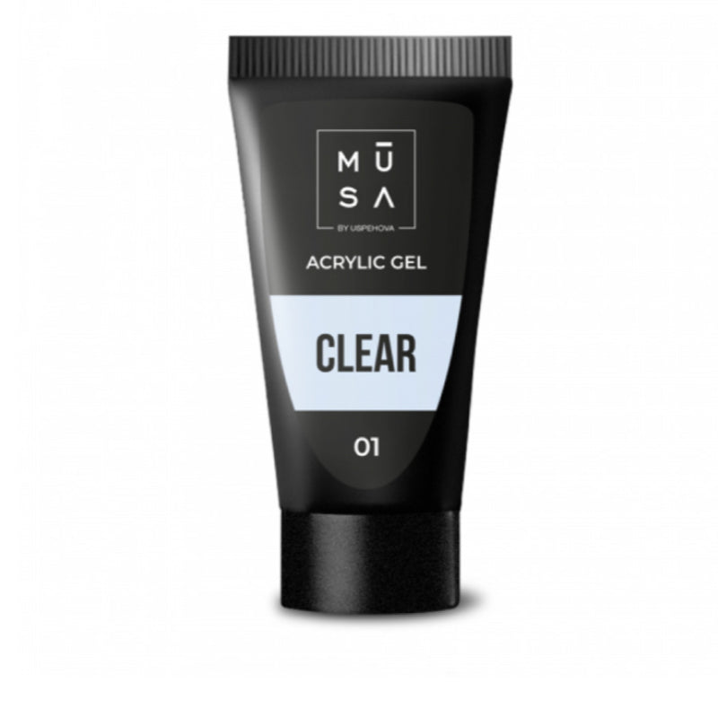 Musa Acrylic Gel Clear AC01 35ml - Tube
