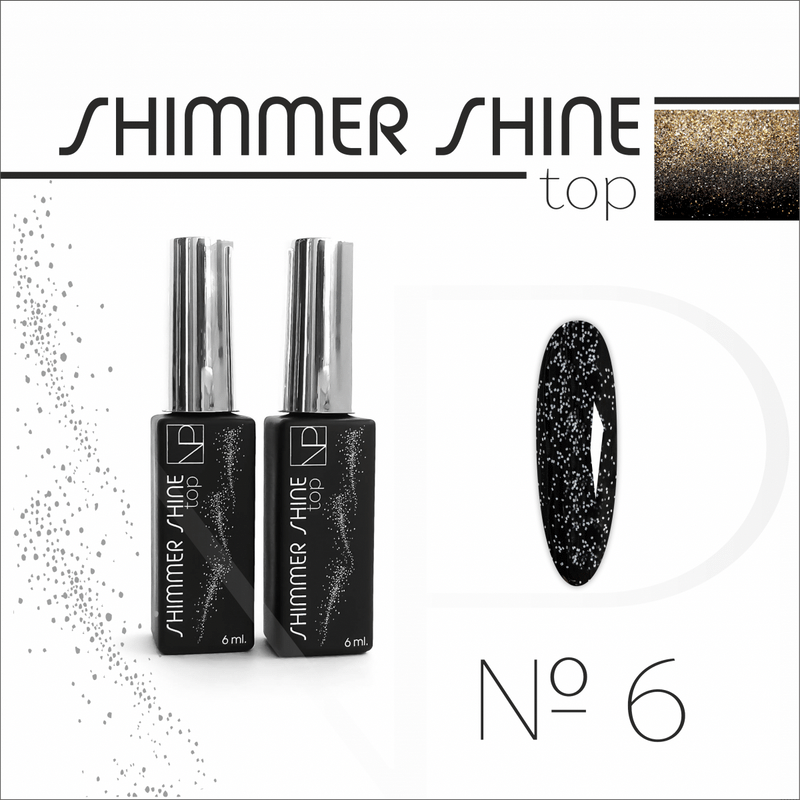 Nartist Top Shimmer Shine 6 White
