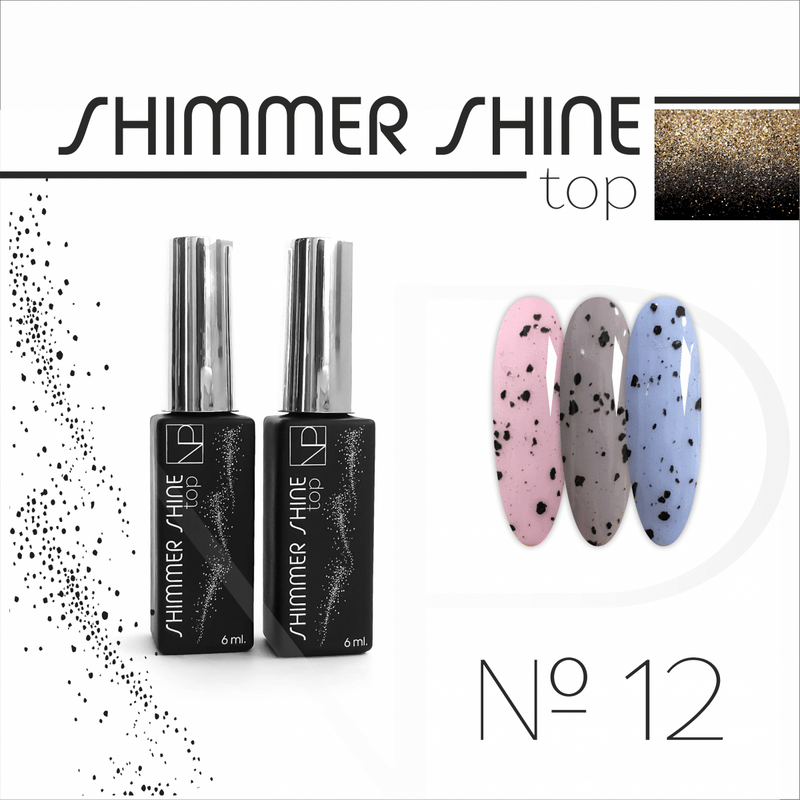 Nartist Top Shimmer Shine 12 black spots