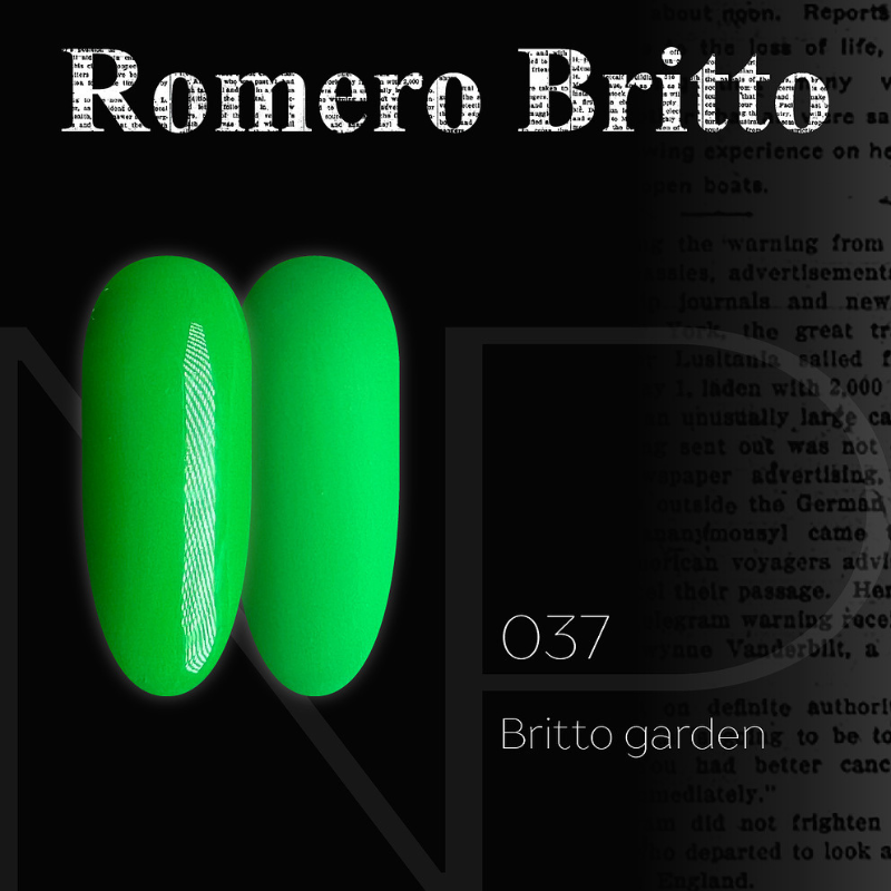 Nartist Gel polish 037 Britto Garden
