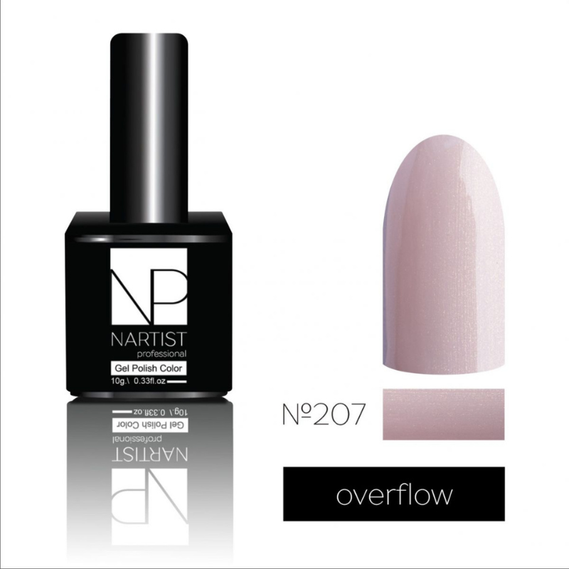 Nartist Gel Polish 207 Overflow