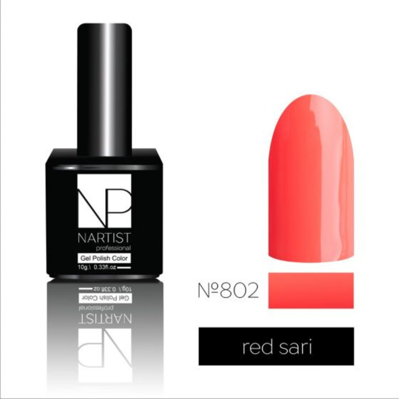 Nartist Gel Polish 802 Red Sari