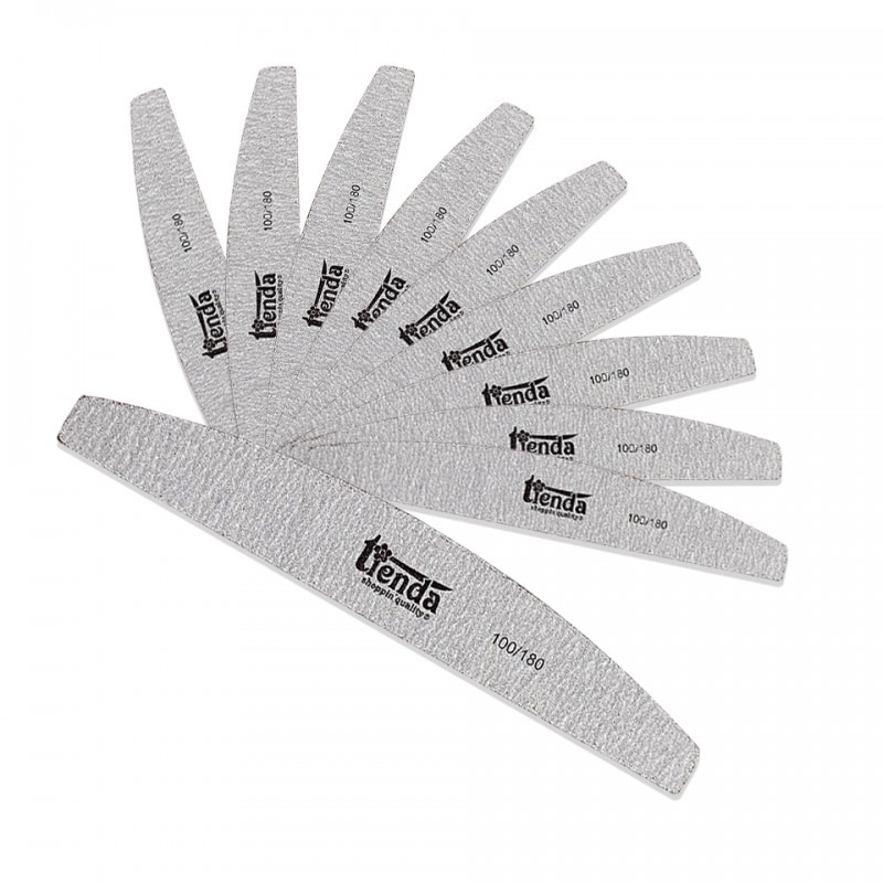 Tienda Nail File Zebra 100/180- set of 10