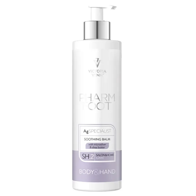 PHARM FOOT AGSPECIALIST – SOOTHING BODY AND HAND BALM WITH MICROSILVER AND SHEA BUTTER 400ml