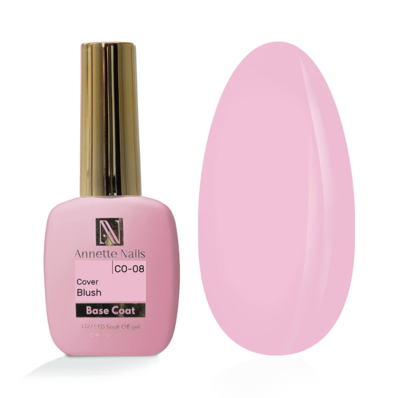 Annette Rubber Base Cover Blush CO-08