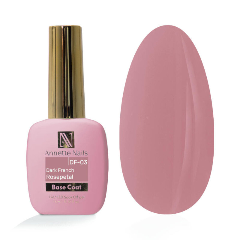 Annette Rubber Base Dark French Rosepetal DF-03