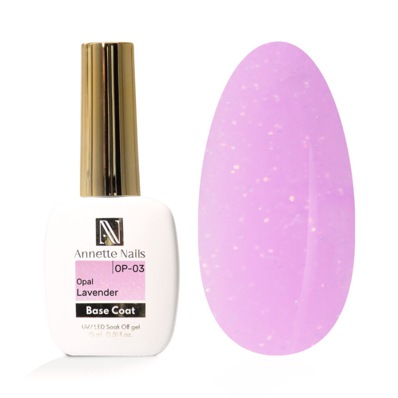 Annette Rubber Base Opal Lavander OP-03