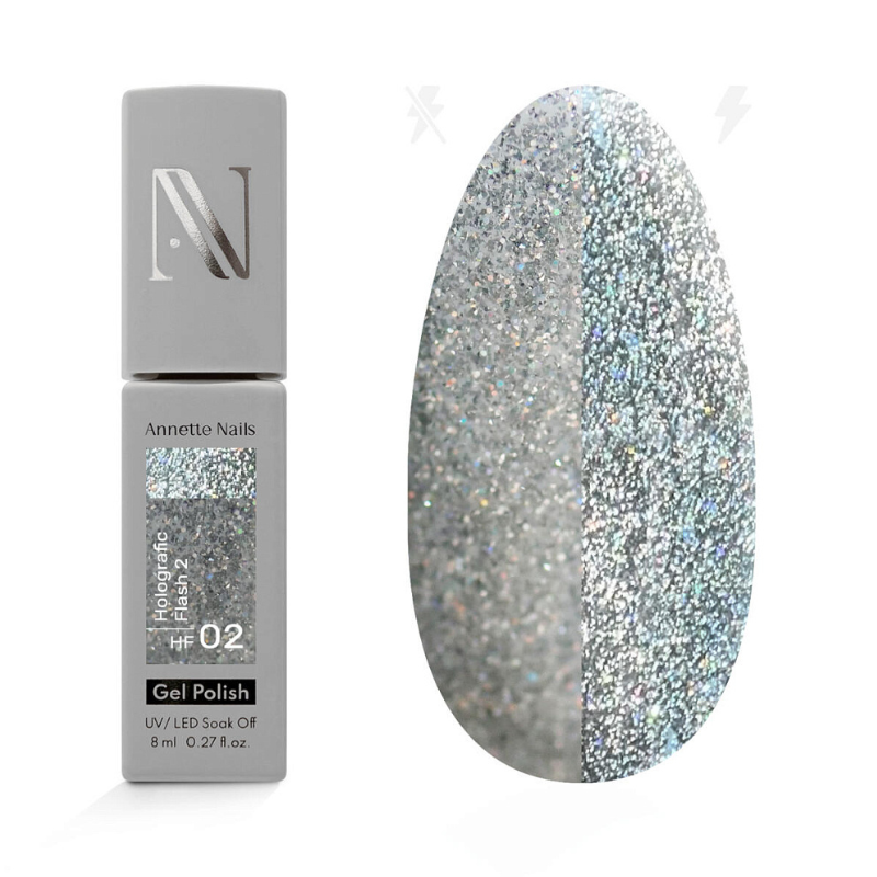 Annette Gel Polish Holographic Flash HF-02