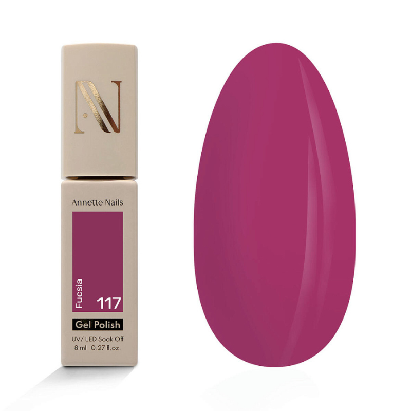 Annette Gel Polish Lipstick Fucsia 117