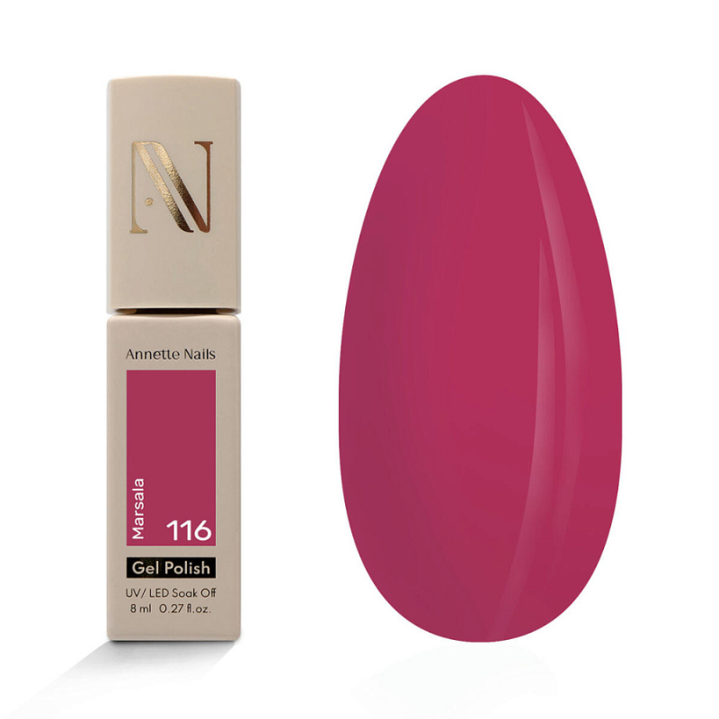 Annette Gel Polish Lipstick Marsala 116