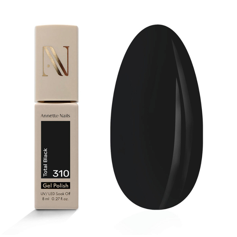 Annette Gel Polish Urban Lady Total Black 310