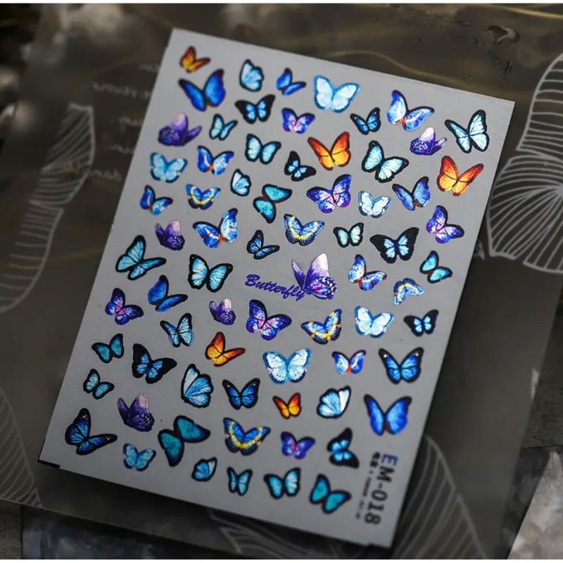 5D Holographic Nail Art Stickers-EM018
