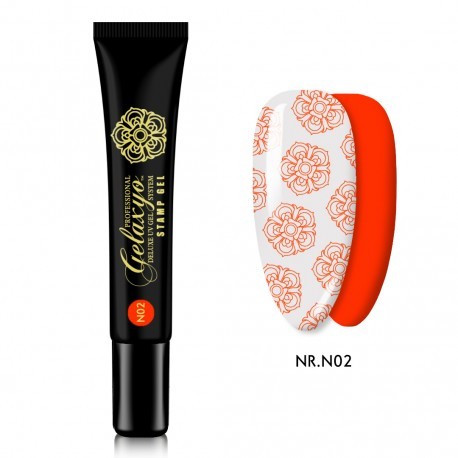 GELAXYO STAMP GEL Red Neon N02