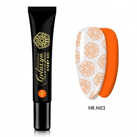 GELAXYO STAMP GEL Orange Neon 03