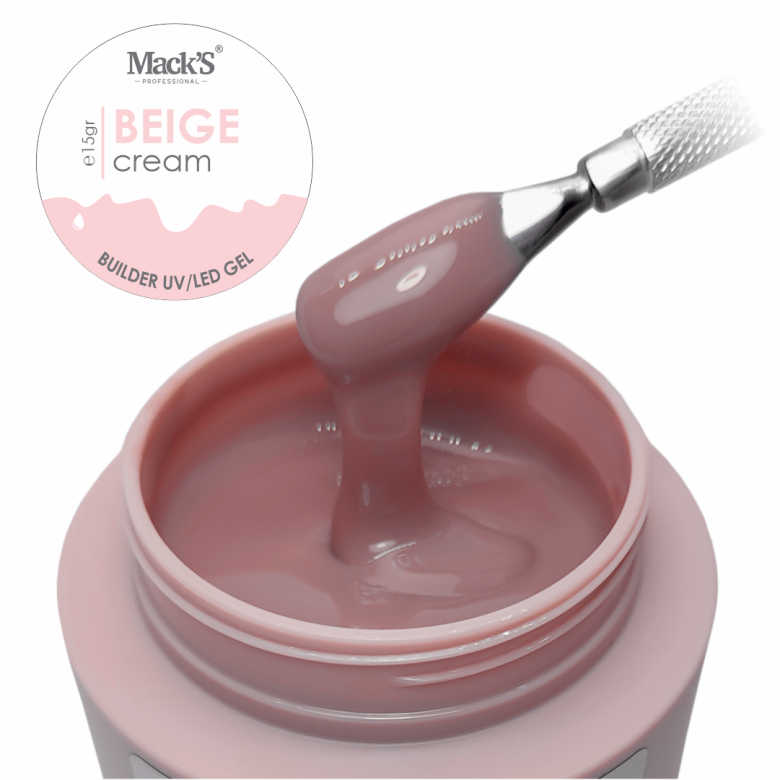 Macks Builder gel Beige Cream 50g