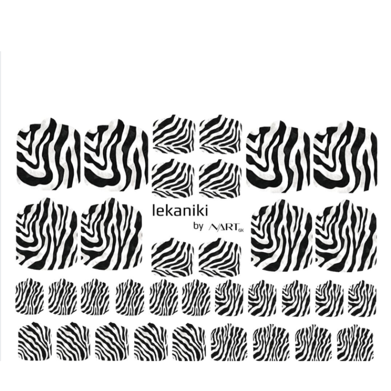 NARTex Wrap for pedicure Zebra print 0172
