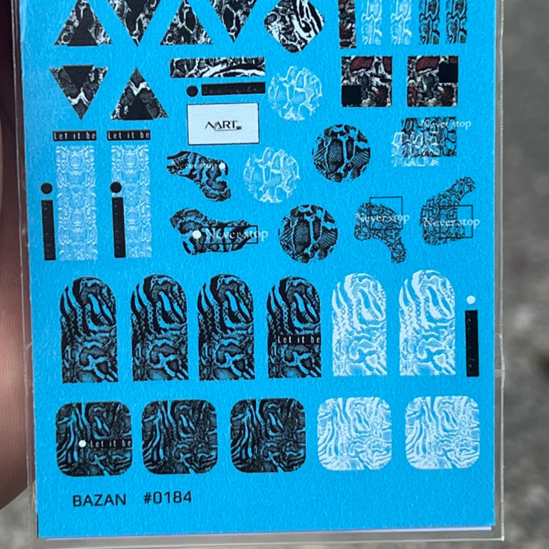NARTex Water Decal for manicure 0184