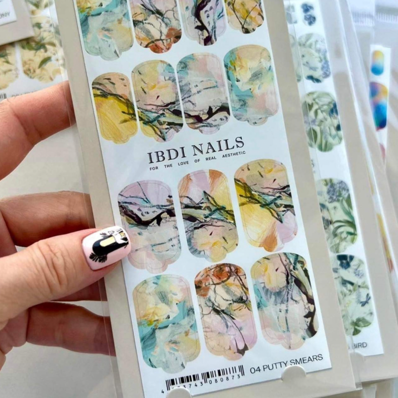 IBDI Nail Wrap-04 PUTTY SMEARS