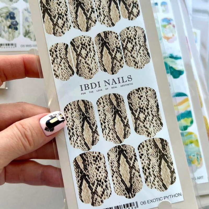 IBDI Nail Wrap-06 EXOTIC PHYTON
