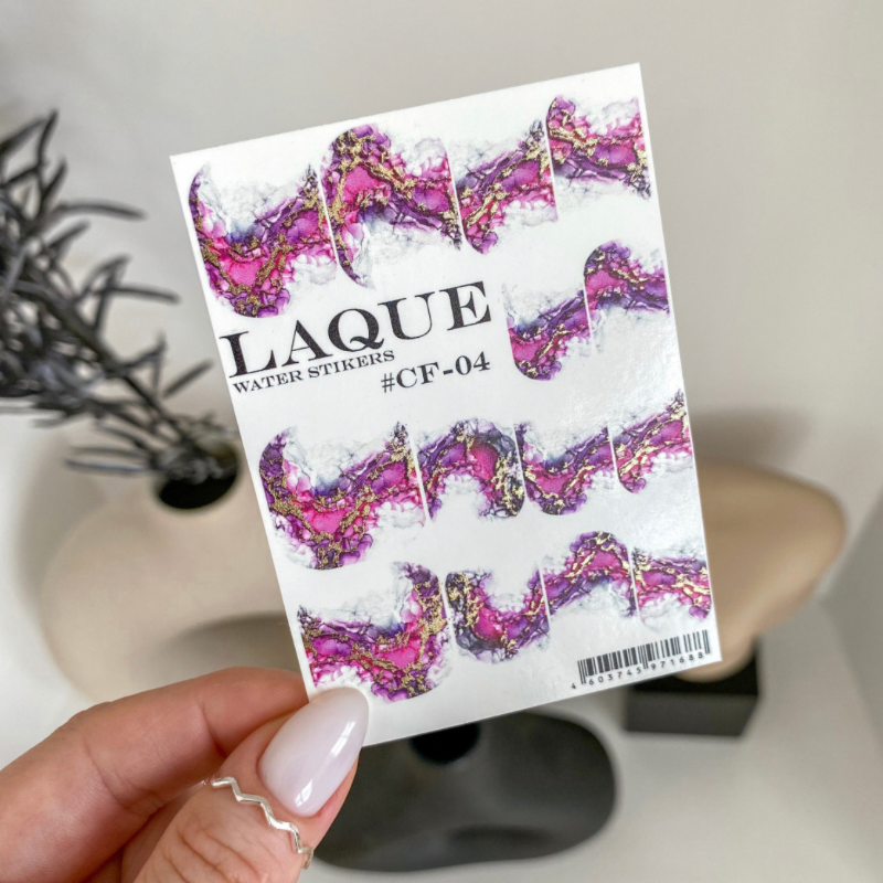 Laque Water Stickers CF-04 (PURPLE)