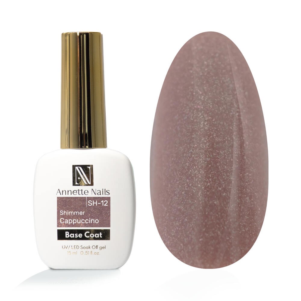 Annette Rubber Base Shimmer Cappuccino SH-12
