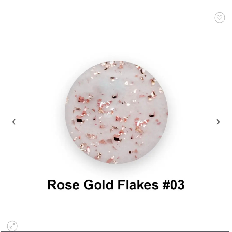 TP Top coat Rose Gold Flakes 12 ml