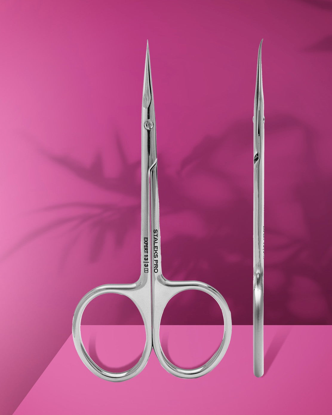 Staleks Cuticle Scissors with hook for left-handed Expert 13 Type 3