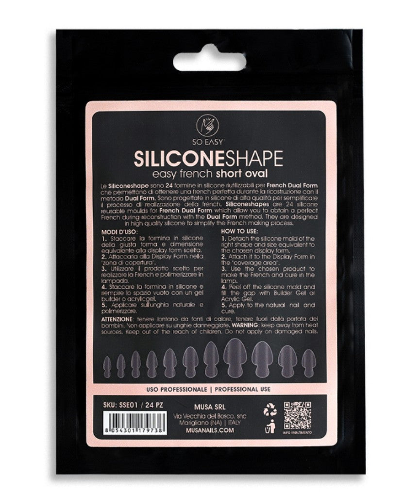 Musa Silicone Shape Easy French Short Oval