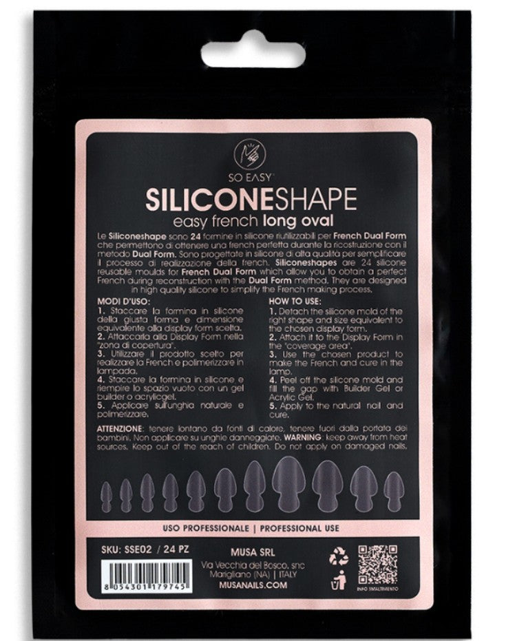 Musa Silicone Shape Easy French Long Oval