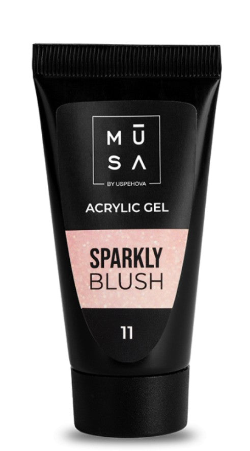 Musa Acrylic Gel Sparkly Blush 11 35 ML - Tube