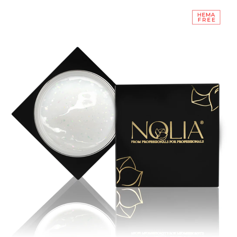 Nolia SparkleSculpt Gel - ELEGANCE WHITE - HEMA FREE 50g