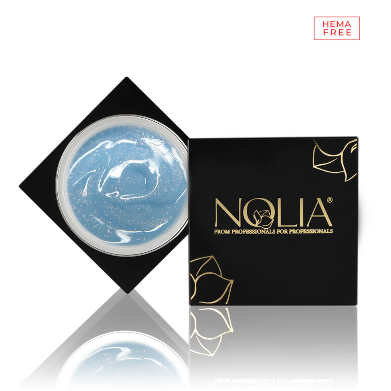 NOLIA GlitterGlow Gel - INFINITE BLUE - HEMA FREE- 15ml