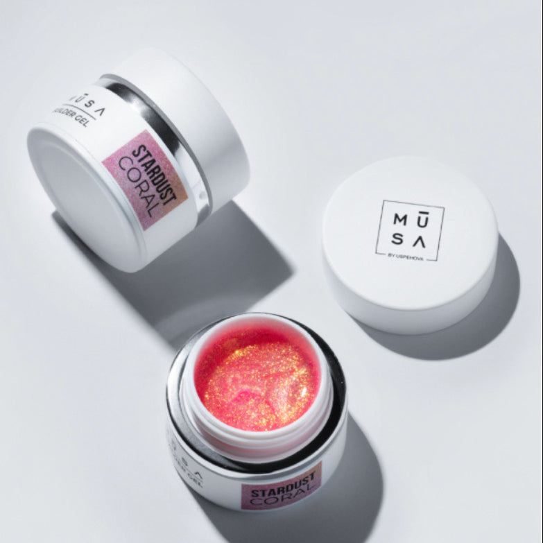 Musa Stardust Gel Builder Coral 15ml