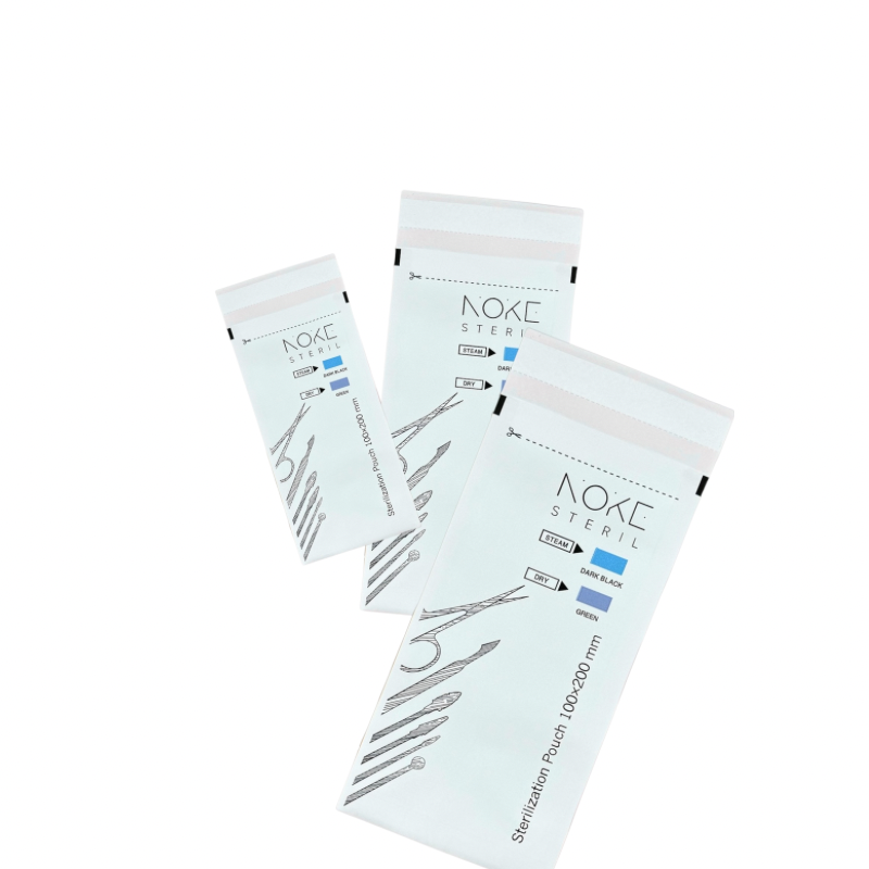 Noke Paper Sterilization Pouches 100pcs - 75/150