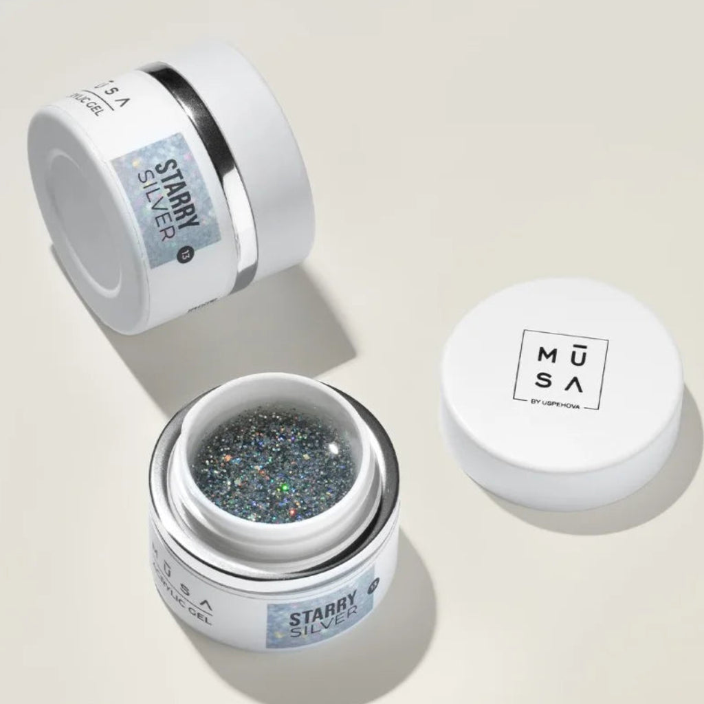 Musa Acrylic Gel Starry Silver 13 35 ML - Tube