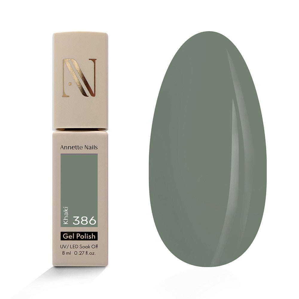 Annette Gel Polish Jungle Khaki 386